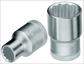 Dopsleutelbit D 19 1/2 inch 12-kant sleutelwijdte 11/16 inch lengte 39,5 mm GEDO